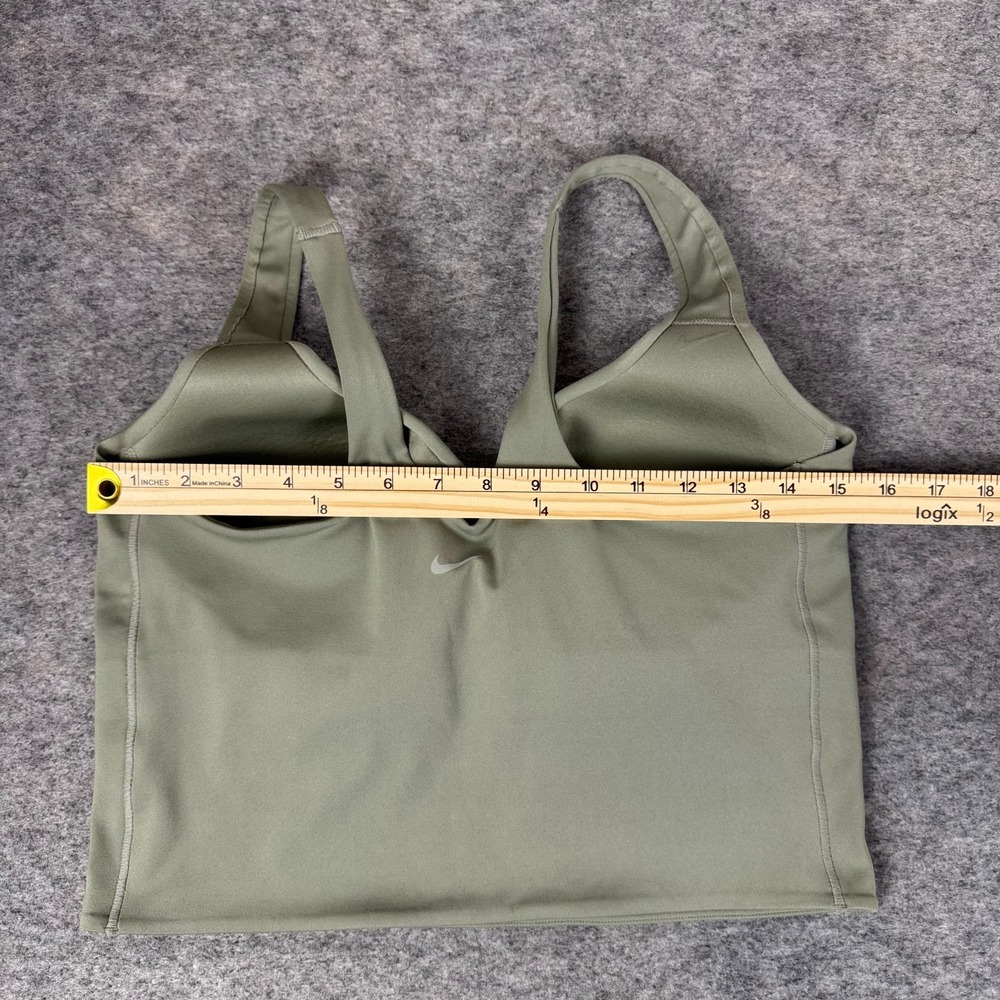 Nike Dri Fit Alate Sports Bra Tank Top Medium Support Green Womens XL - Picture 5 of 7